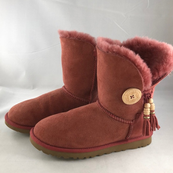 UGG Shoes - Ugg Bailey Suede Boots - Terracota